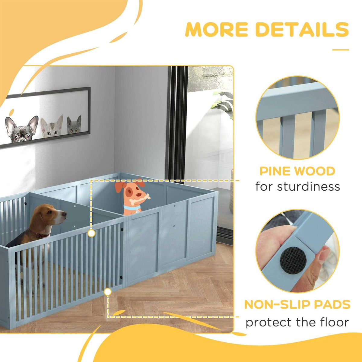 81 x 40 Whelping Box for Dogs I526374