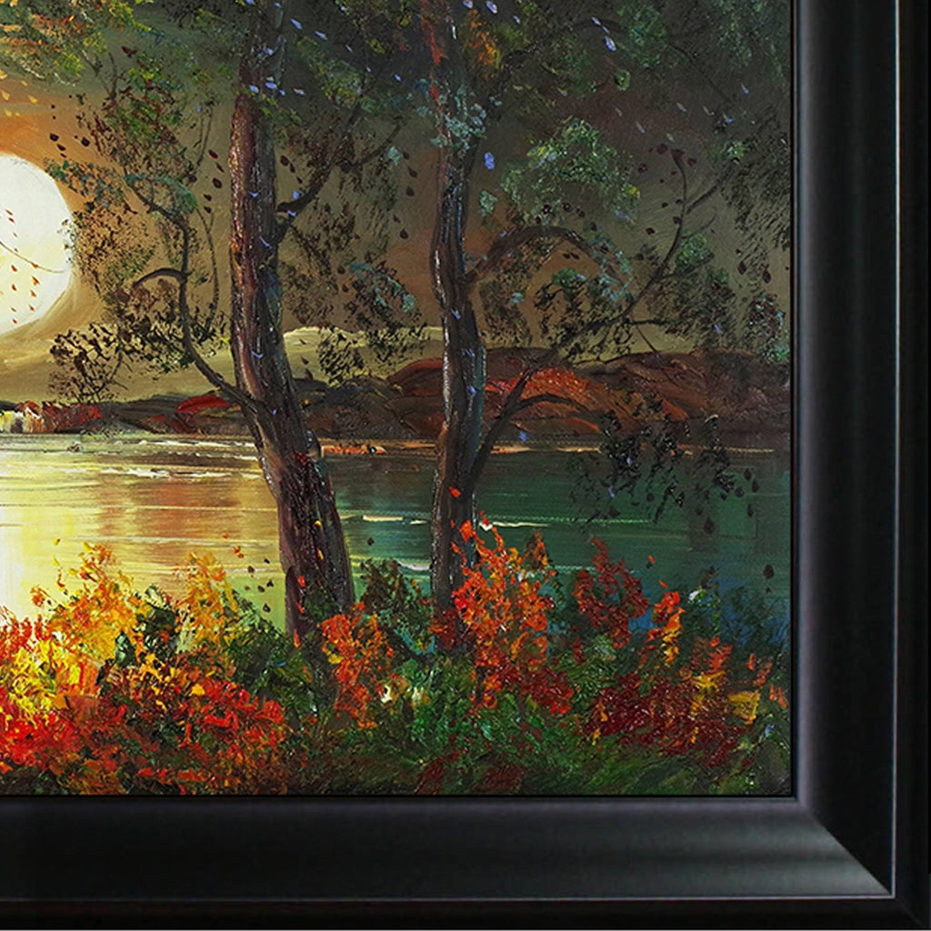 Black Satin Frame Canvas K3027
