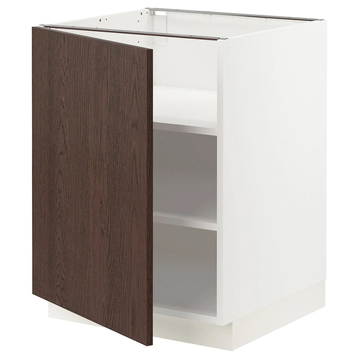 White Base Cabinet with Shelves N263