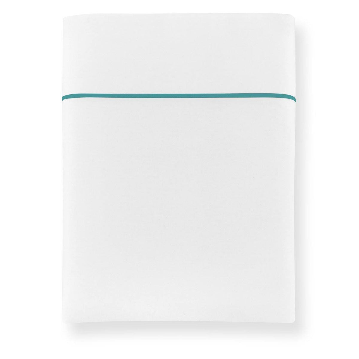 Aqua Queen Percale Flat Sheet D3800