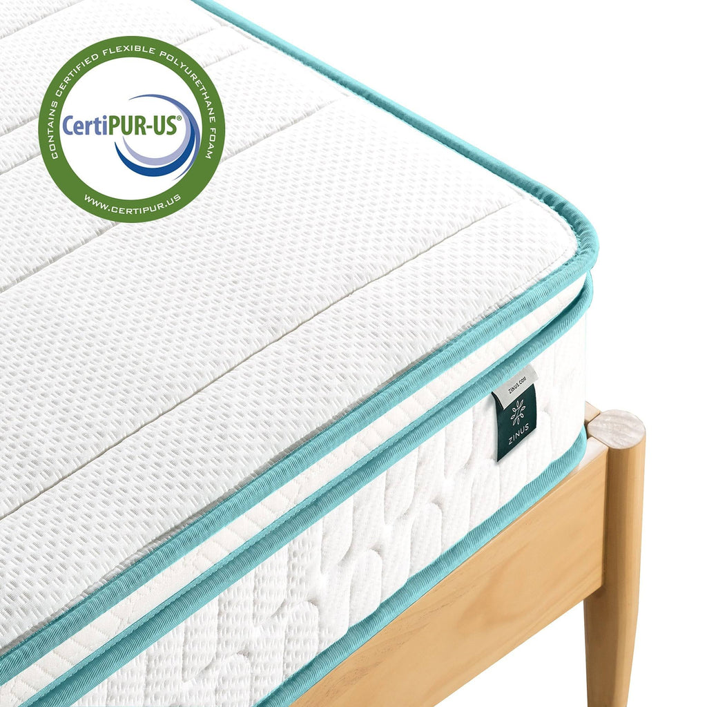 Euro Top Memory Foam Spring Hybrid Twin Mattress V83594