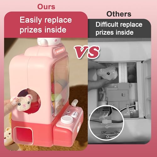 Mini Claw Machine with Music and 10 Plush Toys X423