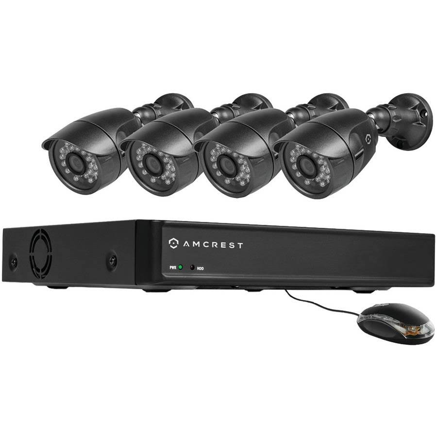 4-Channel DVR Security System with 4 Weatherproof Bullet Cameras K8249
