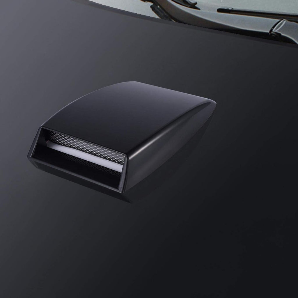 Black Hood Scoop Bonnet Sticker Cover Q345147