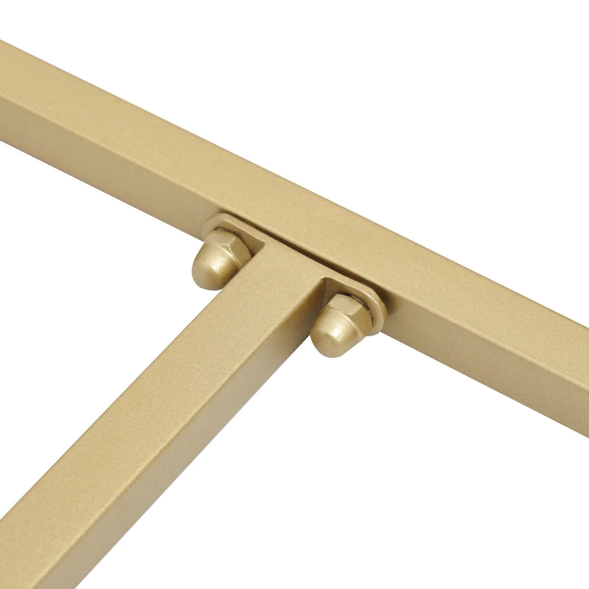 Gold Metal Nesting Tables Display Stand 2 Piece Set W60974