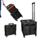 Black Foldable Utility Cart with Wheels N676
