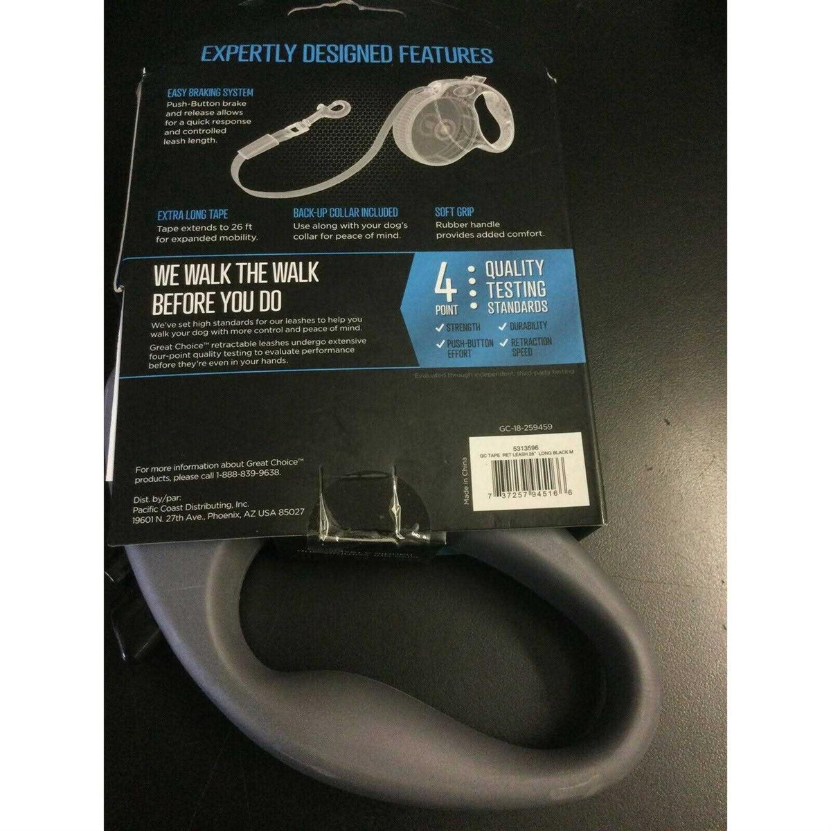 Retractable Tape Leash V1650
