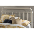 White Metal Headboard C578
