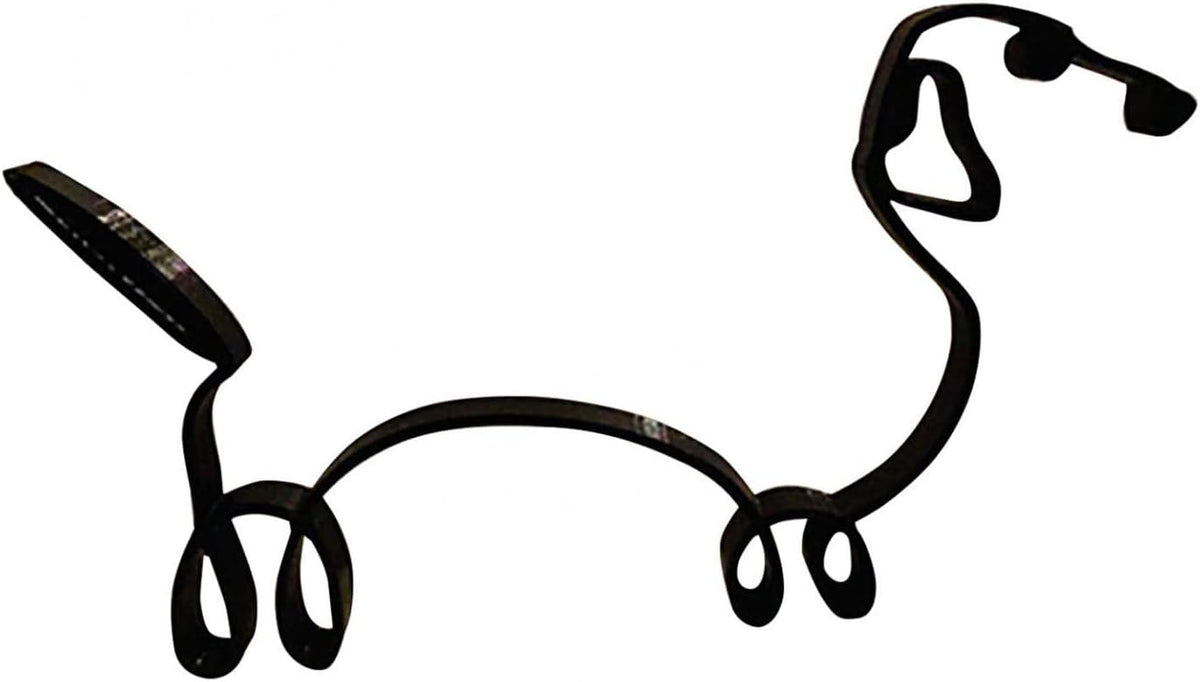 Metal Abstract Dog Line Drawing Sculpture S6223