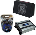 8 Thin Square Sub Box with Amplifier & Amp Kit B54059