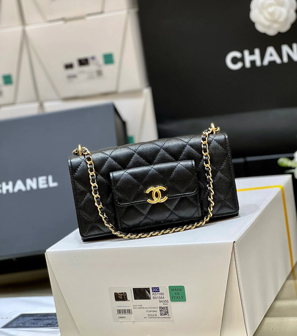 Black Shoulder Bag F502