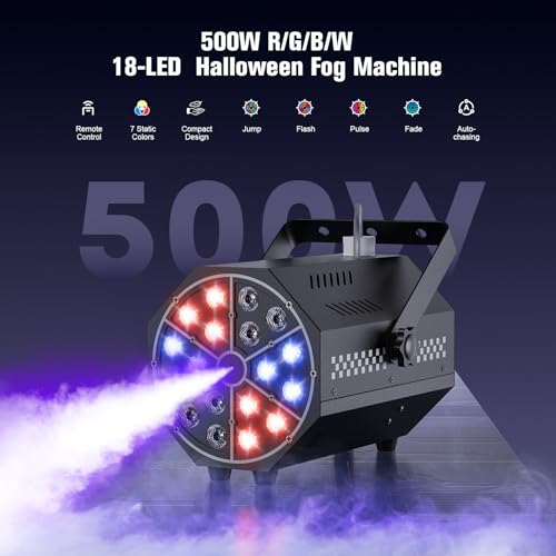 500W Fog Smoke Machine with Lights I4412