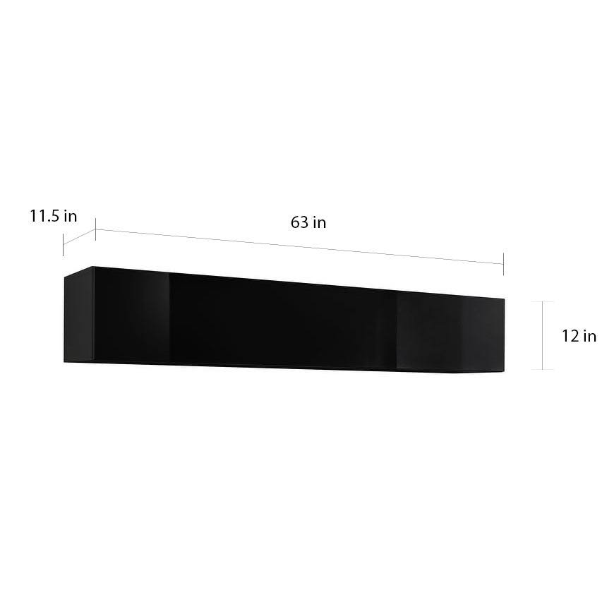 White Wall-Mounted Shelf Cabinet E98998