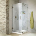 Brushed Nickel Hinged Shower Enclosure I361921