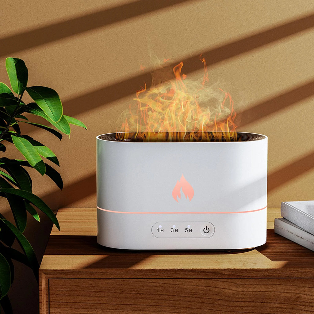 White Portable Air Humidifier Essential Oil Diffuser W72175