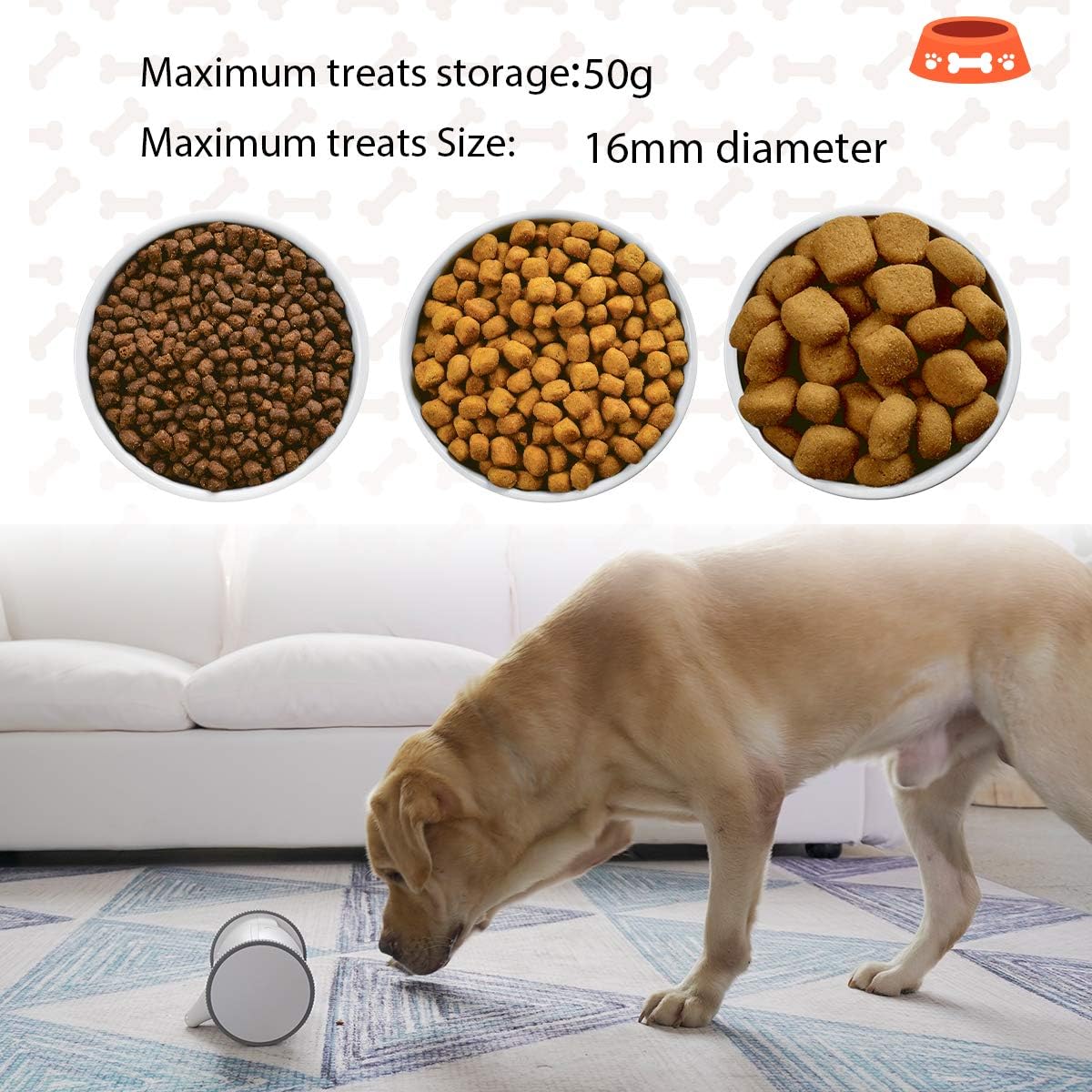 Owl Robot Pet Camera with Treat Dispenser V14235