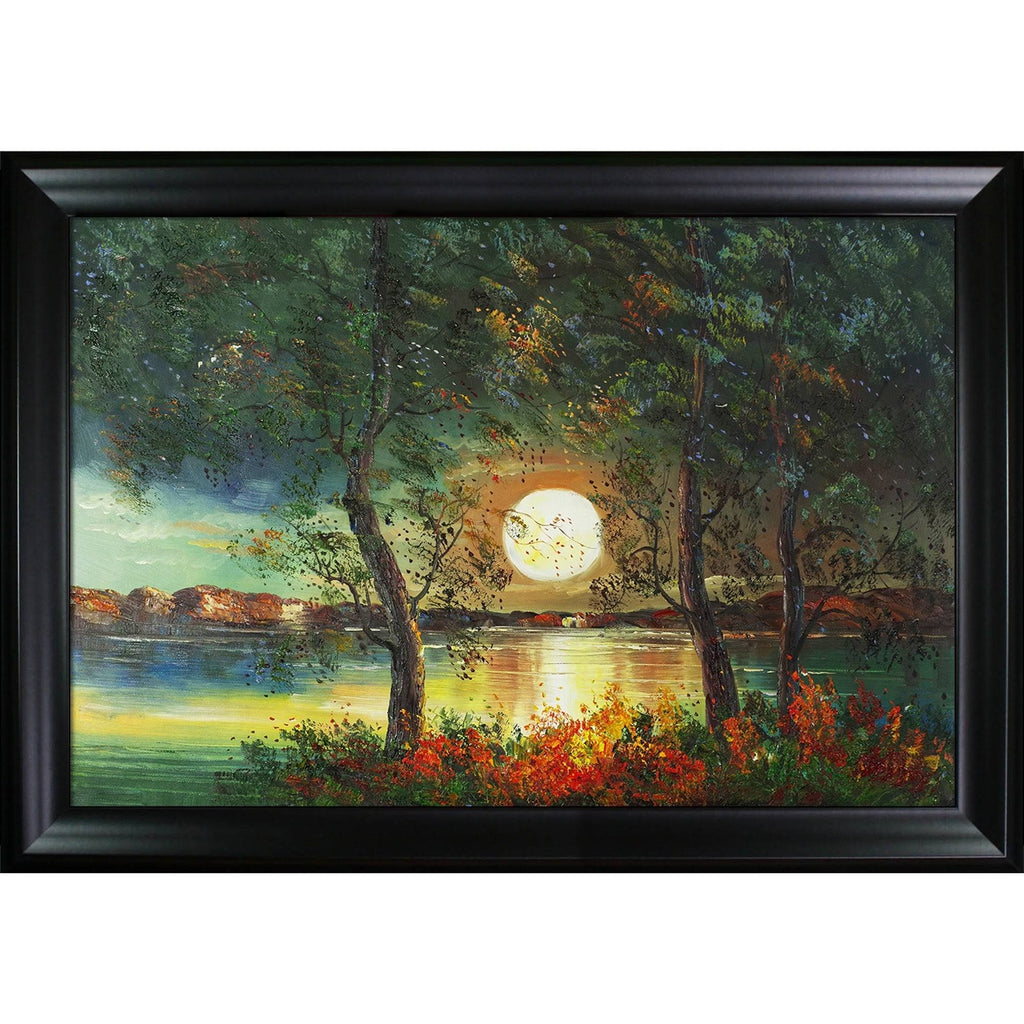 Black Satin Frame Canvas K3027
