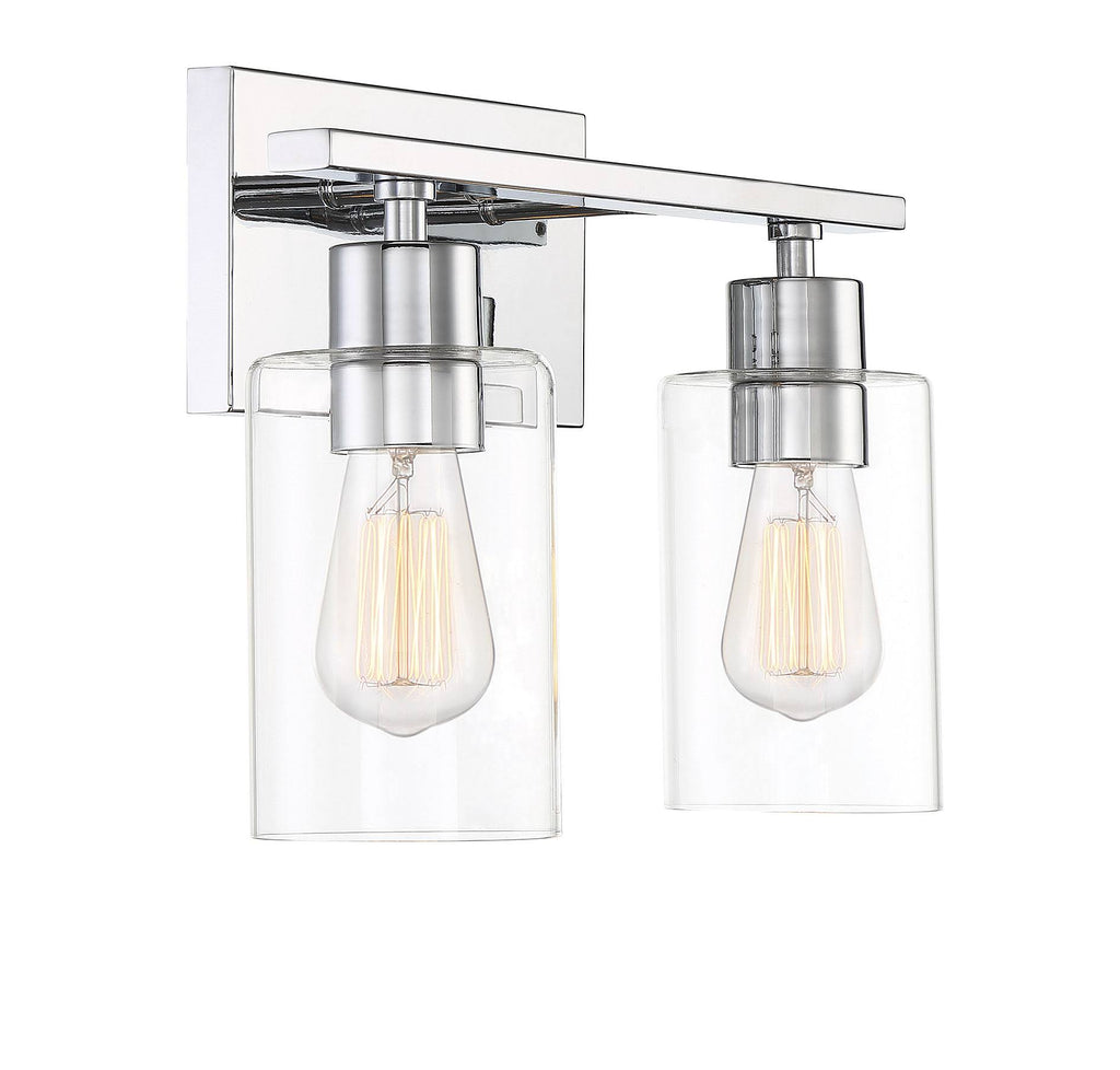 Polished Chrome 2 Light Bath Bar O111