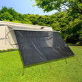 RV Awning Shade Screen with Zipper 8'X10'3'' Universal with Complete Kits V253