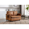 Linen Convertible Storage Sleeper Sofa Bed with Headboard F1875