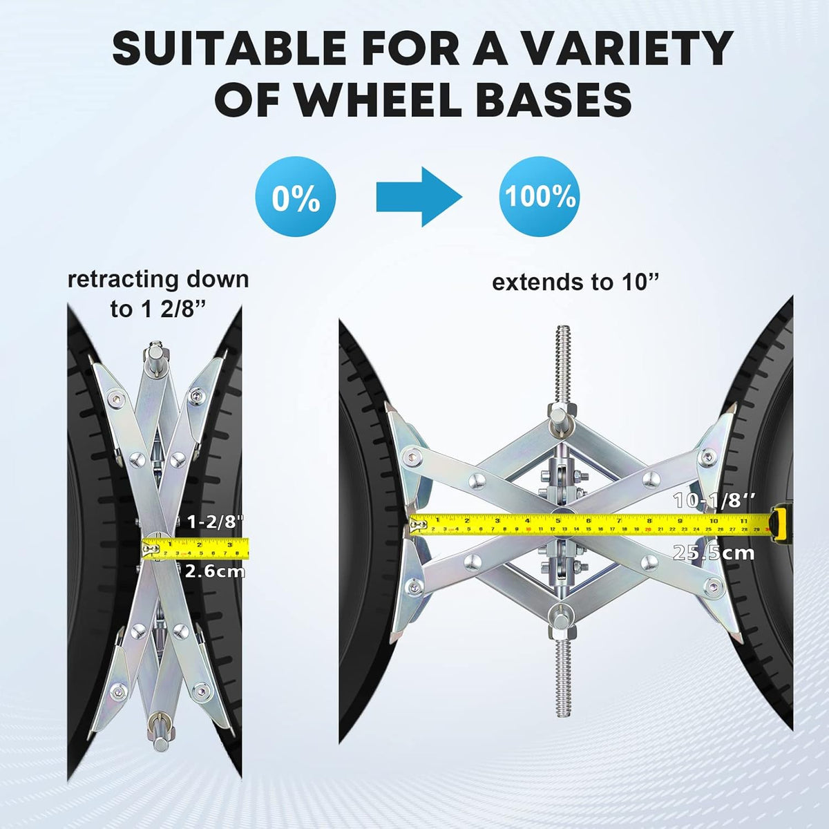 X-Chock Wheel Stabilizers for RV Travel Trailers, 2 Pack K859275