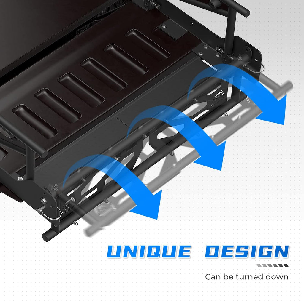 Black Steel Cargo Bed Extender A43979