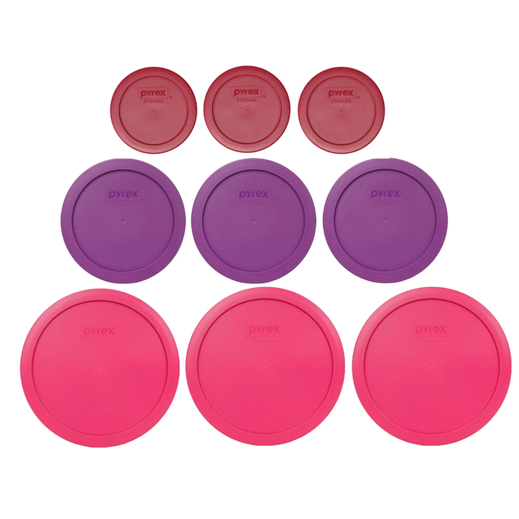 9 Lid Glass Bowls F8618
