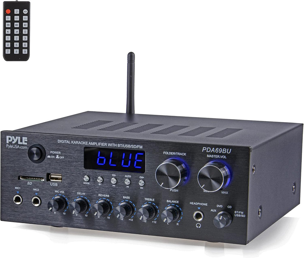 Bluetooth Stereo Amplifier 300W Dual Channel Pack of 2 N52878