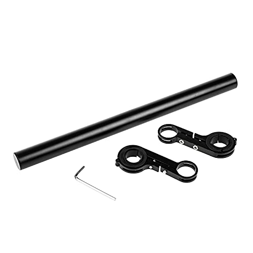 Black Aluminum Alloy 30cm Handlebar Extender A341