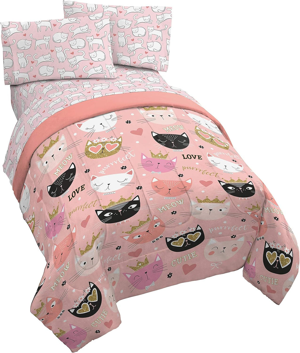 4 Piece Twin Bed Set Microfiber Y41181