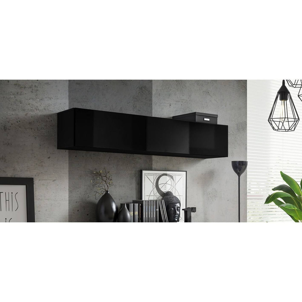 White Wall-Mounted Shelf Cabinet E98998