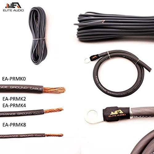 0 Gauge CCA Amp Kit with 20 feet 0 AWG + 2-Channel RCA Interconnects G6625