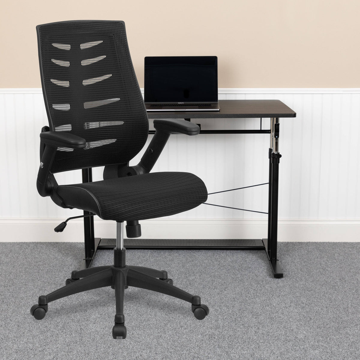 Black Mesh High Back Chair M9804
