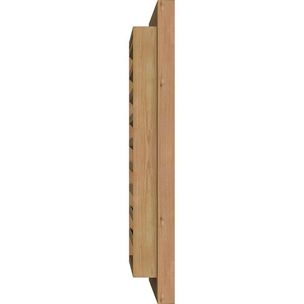 Unfinished Functional Vertical Gable Vent P1069