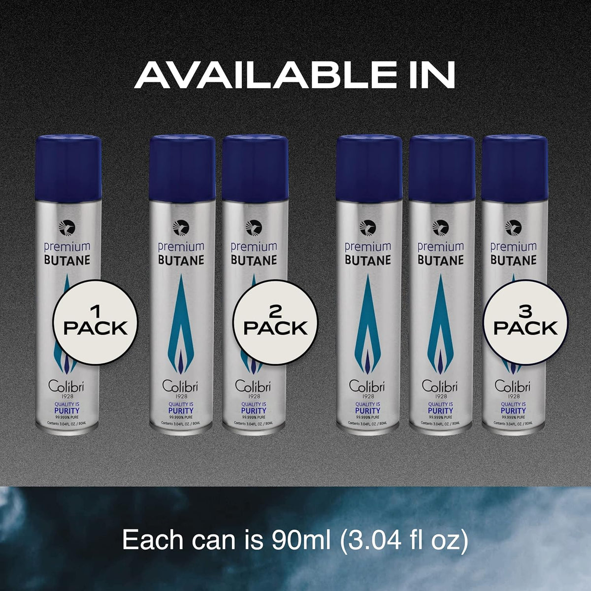 Pack of 2 Butane Fuel Refill, 90ml (3.04fl oz) N639