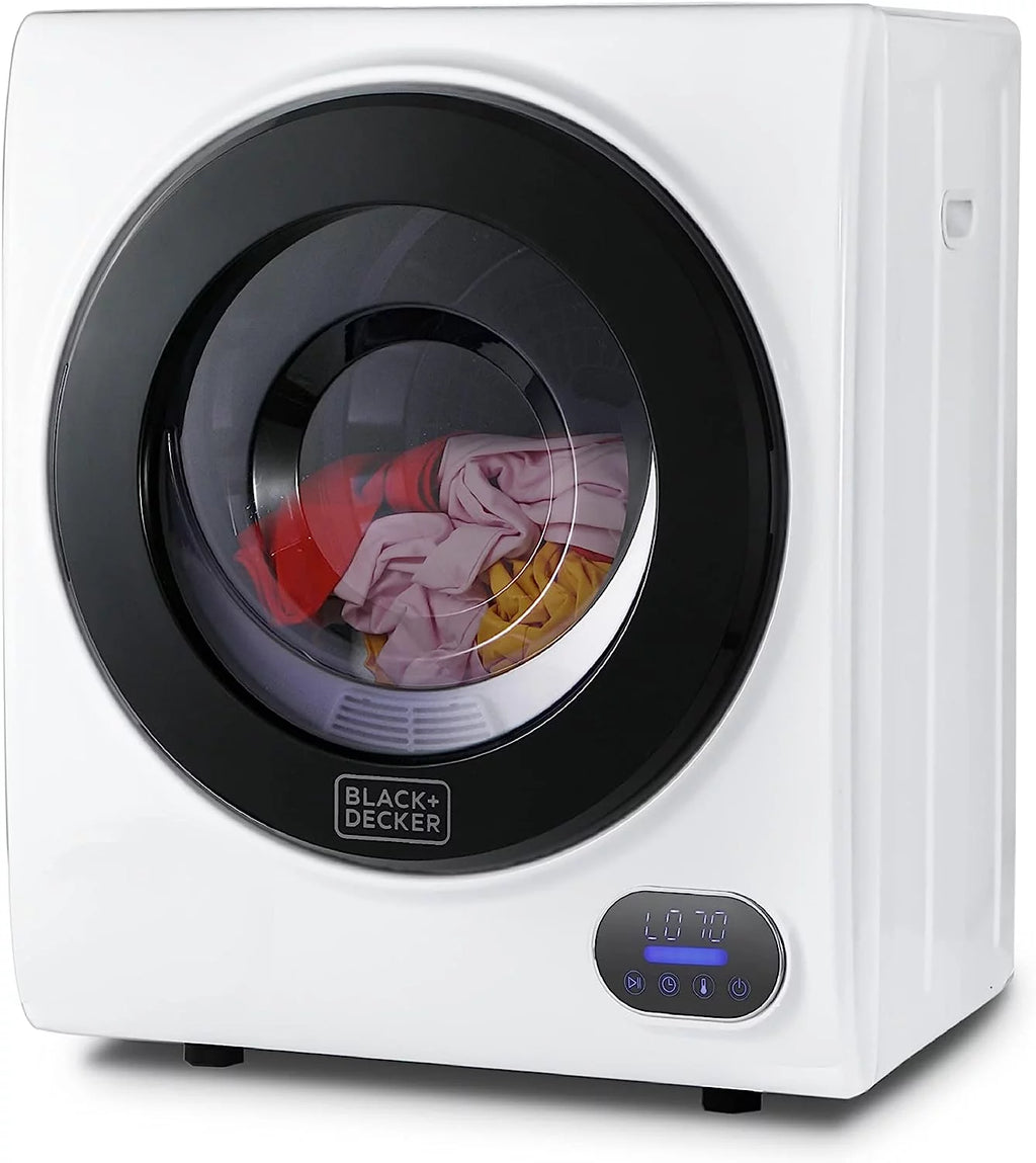 Compact 1.5 Cu. Ft. Electric Vented Portable Dryer with Stainless Steel Drum P5269