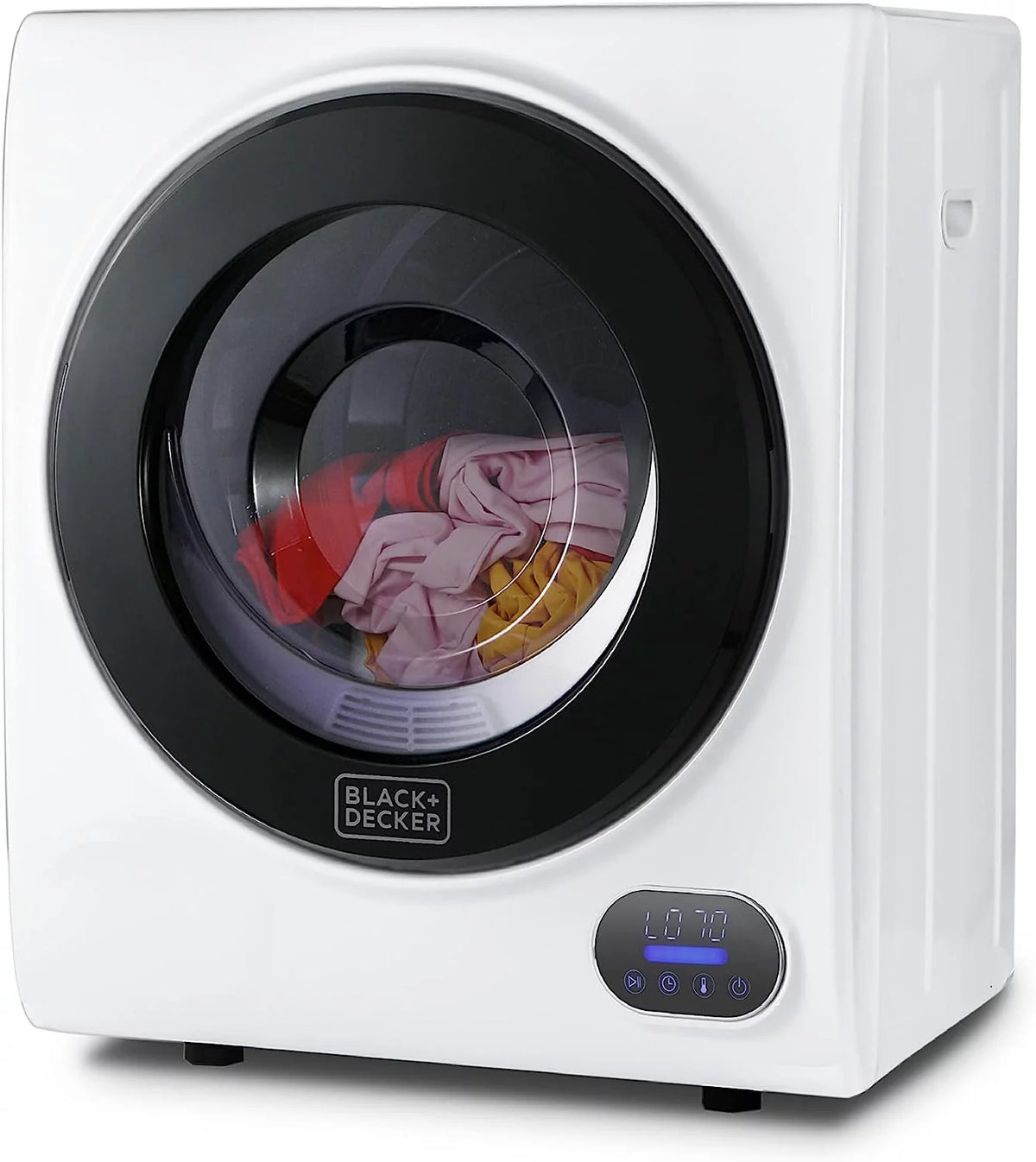 Compact 1.5 Cu. Ft. Electric Vented Portable Dryer with Stainless Steel Drum P5269