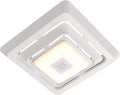 White Bathroom Exhaust Fan with LED Light C279936
