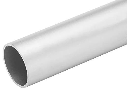 4 FT - 1/2" Diameter x .050 Wall Aluminum Tubing 6063 Alloy T-6 Temper Clear Anodized F9335