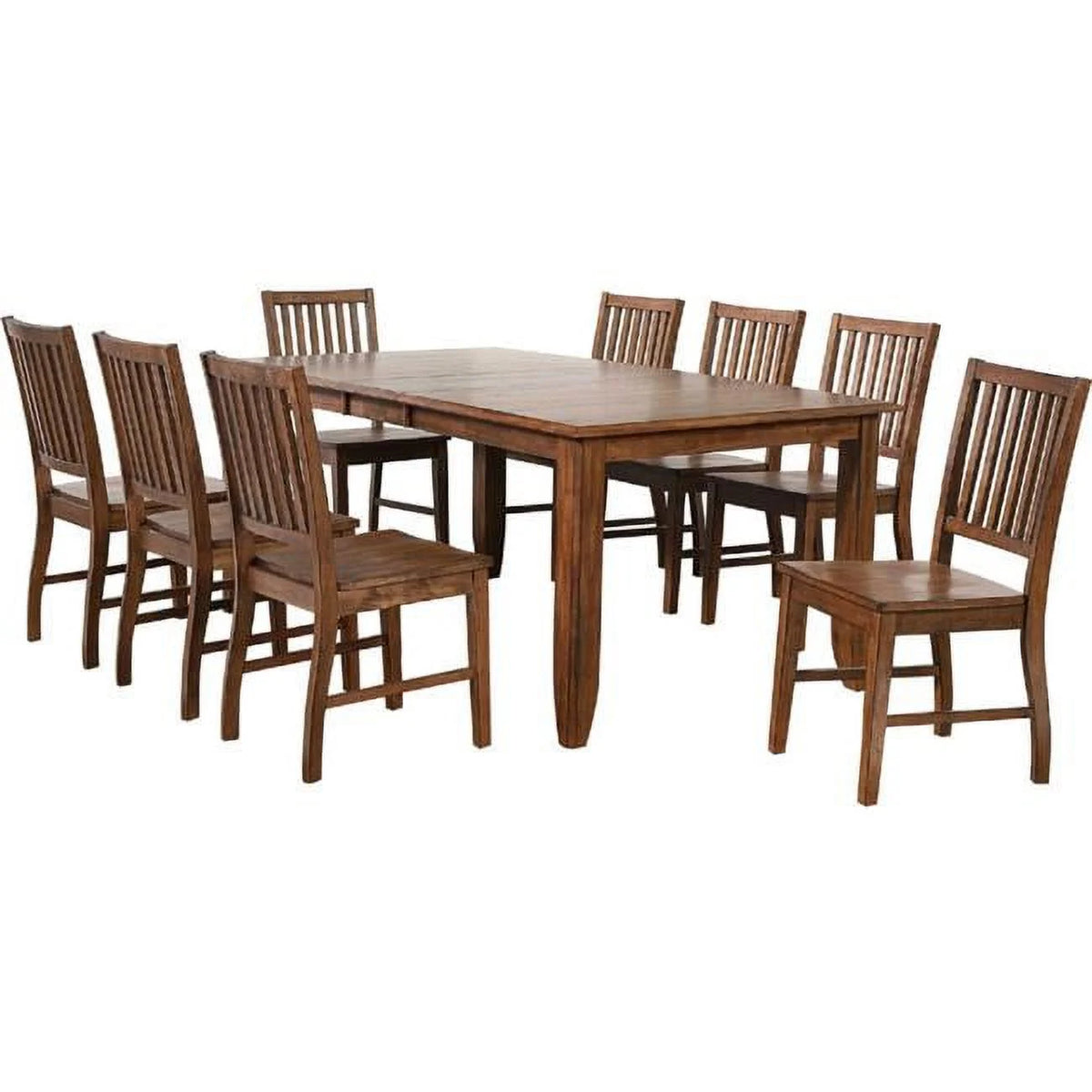 72 in. 9 Piece Extendable Dining Set V39577