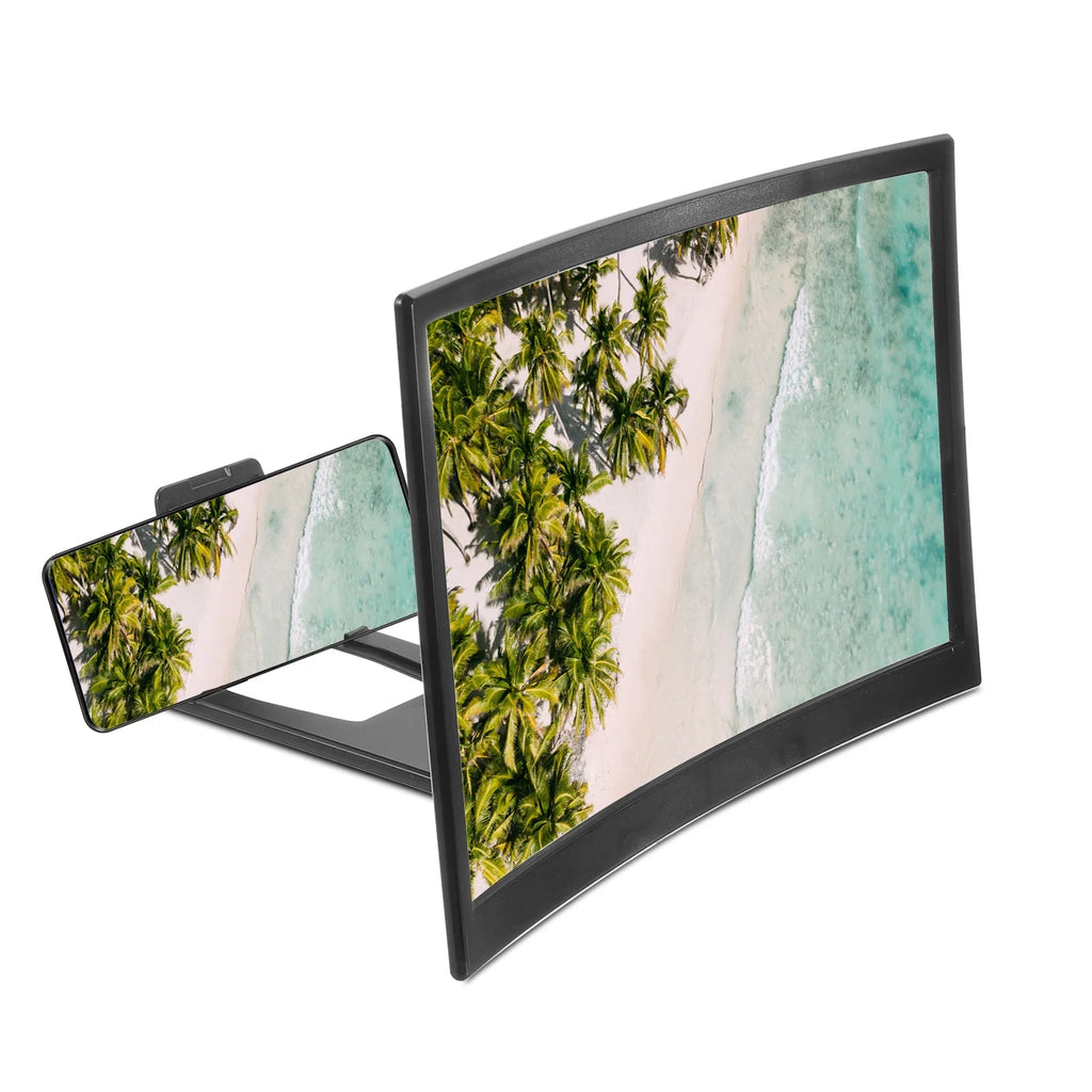 Black 3D HD Screen Magnifier Stand T344