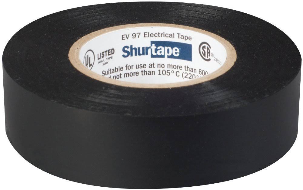 Black UL Listed Electrical Tape - 3/4in x 66ft - 1 Roll F79389