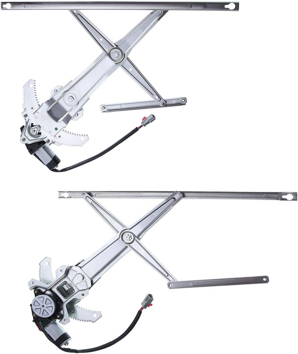 Electric Power Window Regulator with Motor Front Left Driver Side Pack of 2 M982079
