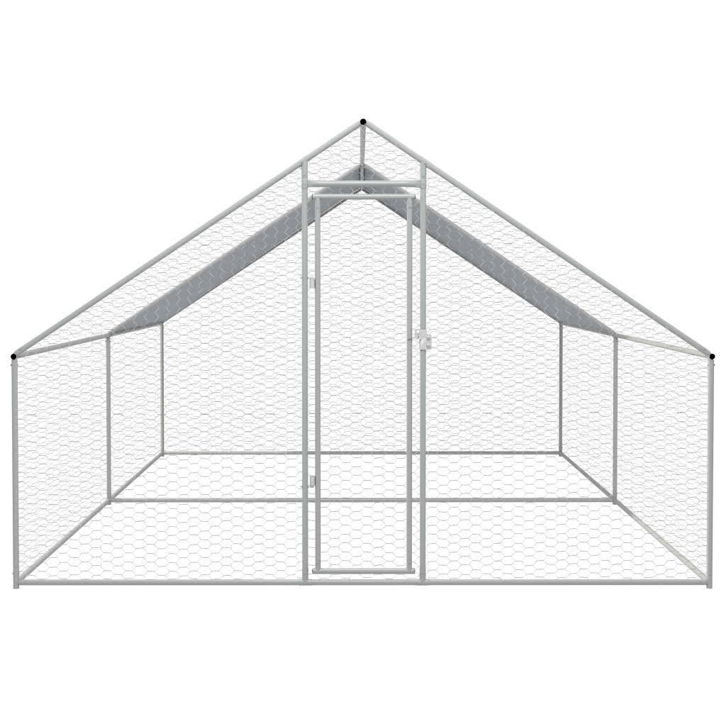 Galvanized Steel Chicken Cage Z68785