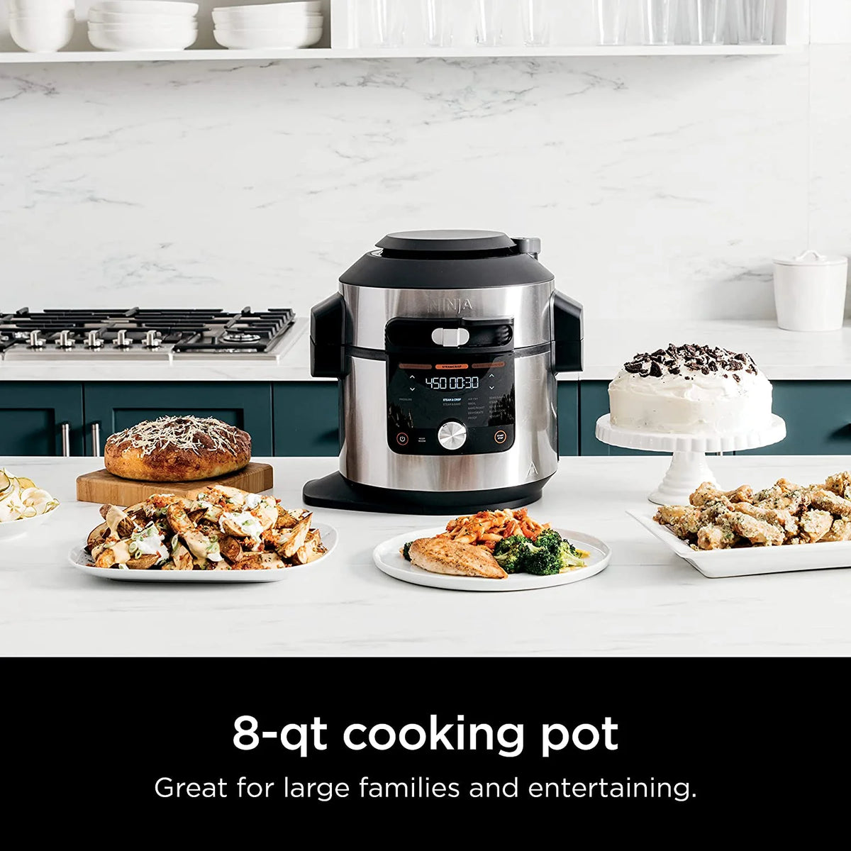 8 Qt Pressure Cooker Steam Fryer W366175