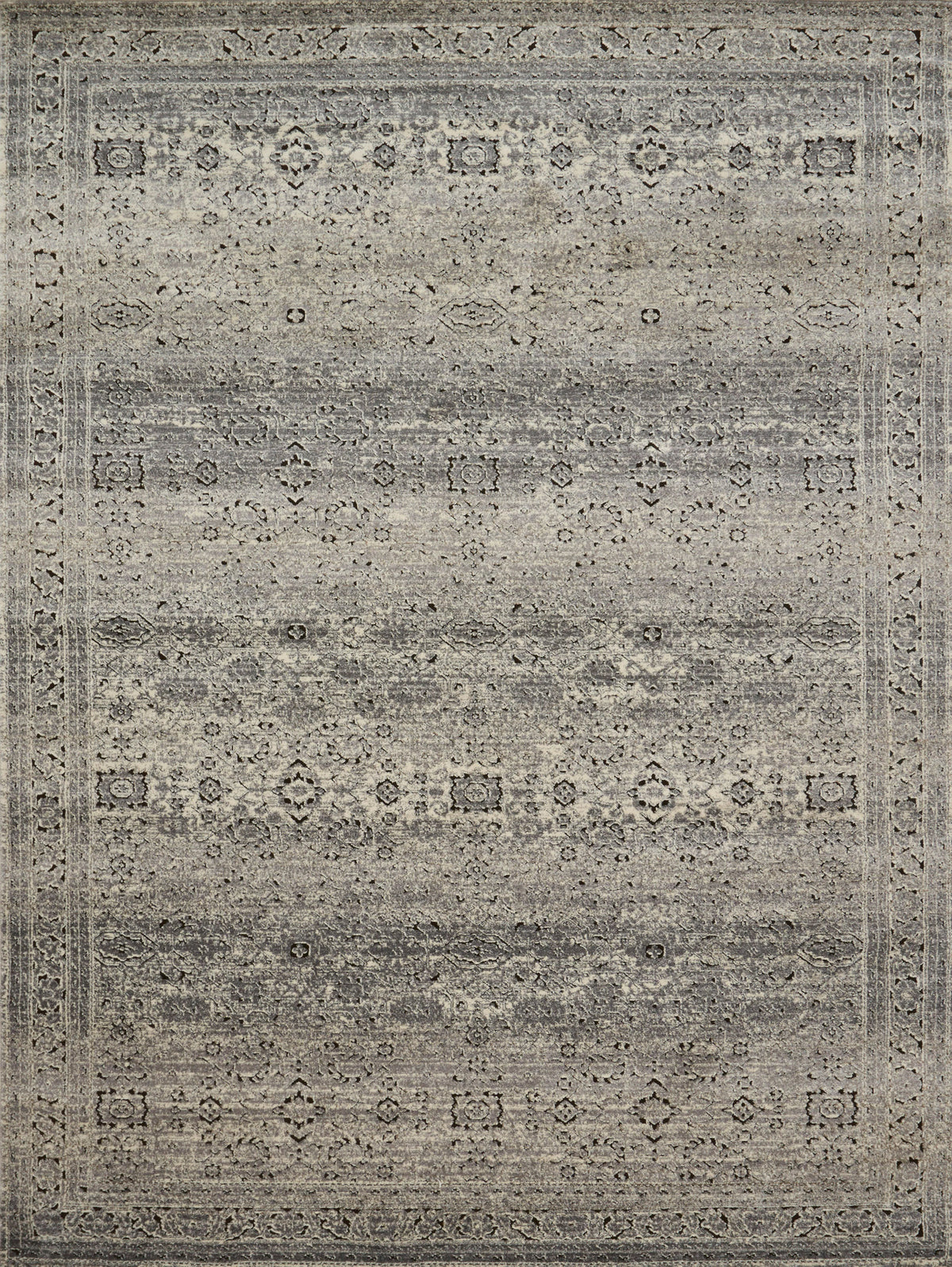 Grey Charcoal Rug Y24349
