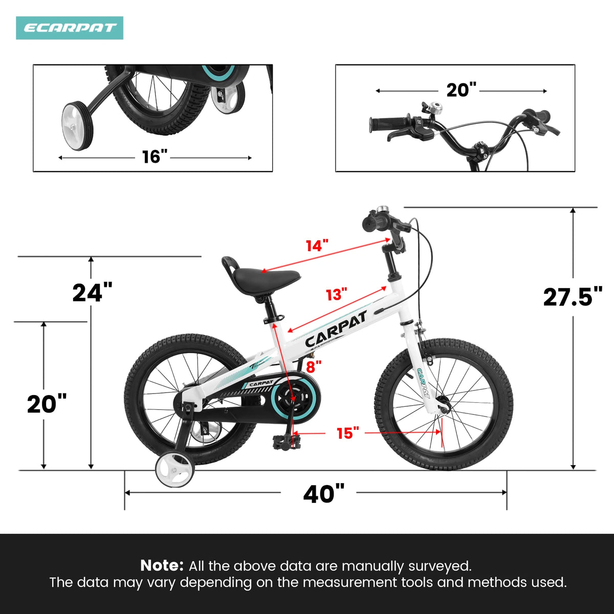 14 Inch Kids Bike with Training Wheels Z1871