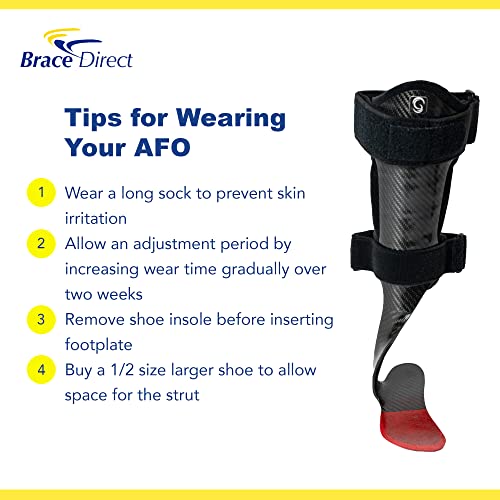Lightweight Carbon Fiber AFO Brace I1739