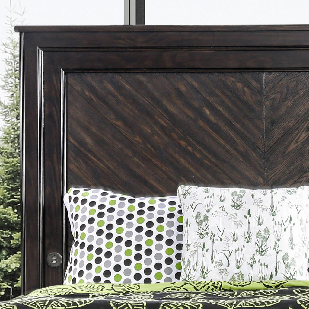 Espresso 2-drawer Platform Bed Eastern King O62395