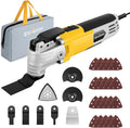Oscillating Multitool with 6 Variable Speeds and 28pcs Accessories and Carrying Bag S6001